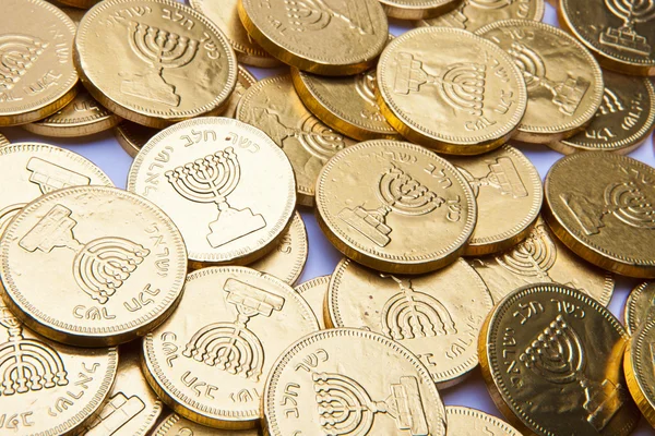 Hanukah Gelt — Stock Photo, Image