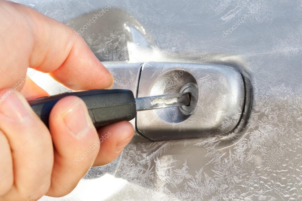 Frozen Car Door Stock Photo C Derek Hatfielddesign Com