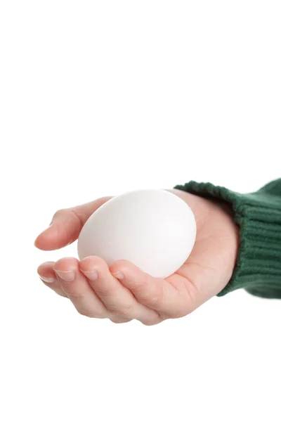 Holding Egg — Stock Photo, Image