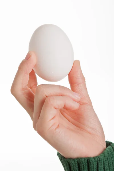 Trzymając jajko — Zdjęcie stockowe