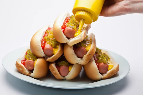 Hot-dog verem — Stock Fotó