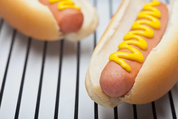 Hotdog stapel — Stockfoto