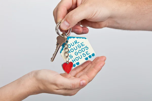 House Keychain — Stock Photo, Image