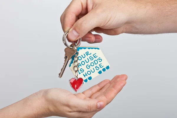 House Keychain — Stock Photo, Image