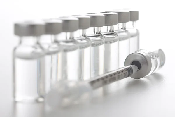 Insulin injektionsflaskor — Stockfoto