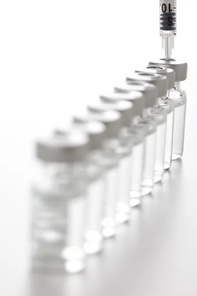 Frascos para injectáveis de insulina — Fotografia de Stock