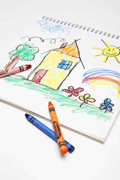 Kids Drawing — Stock Photo, Image