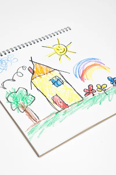 Niños Dibujo — Foto de Stock