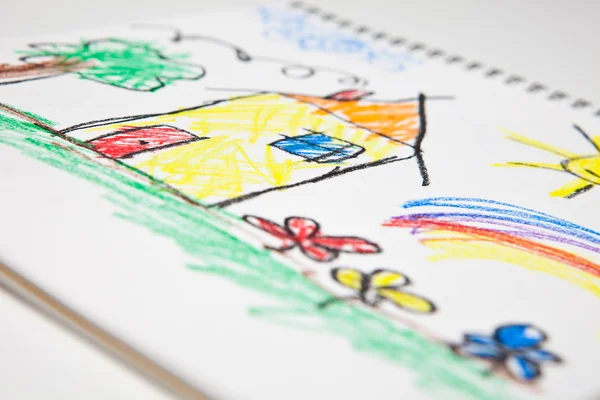 Kids Drawing — Stock Photo, Image