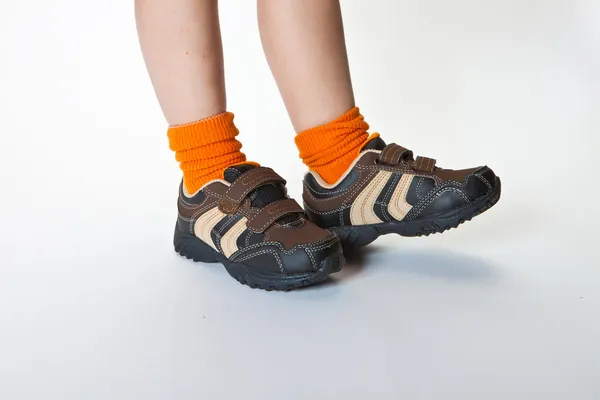Barn skor — Stockfoto