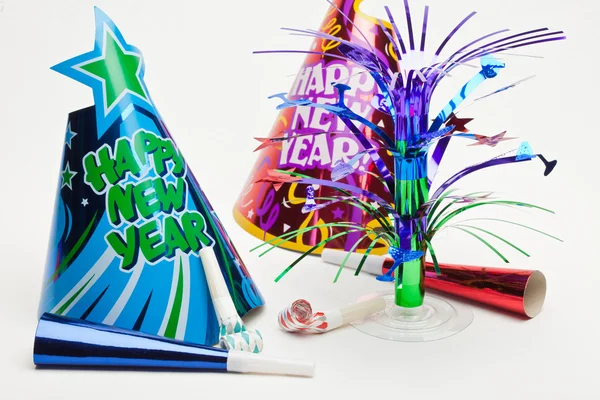 Items van de partijen van de nieuwe jaar — Stockfoto