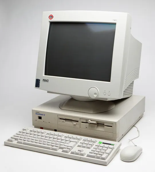 Altes Computersystem — Stockfoto