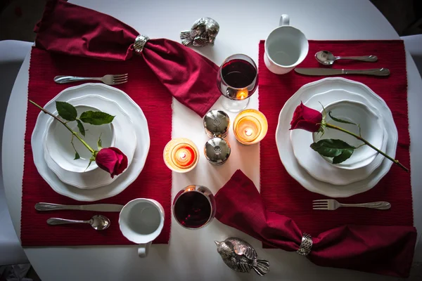 romantik bir akşam yemeği