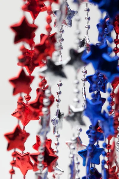 Red White and Blue Necklace — Stock Photo, Image