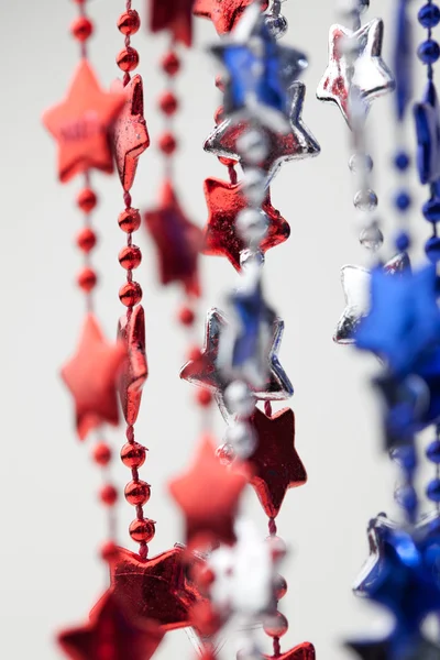 Collier Rouge Blanc et Bleu — Photo