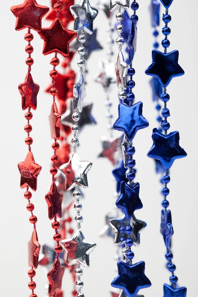 Red White and Blue Necklace — Stock Photo, Image