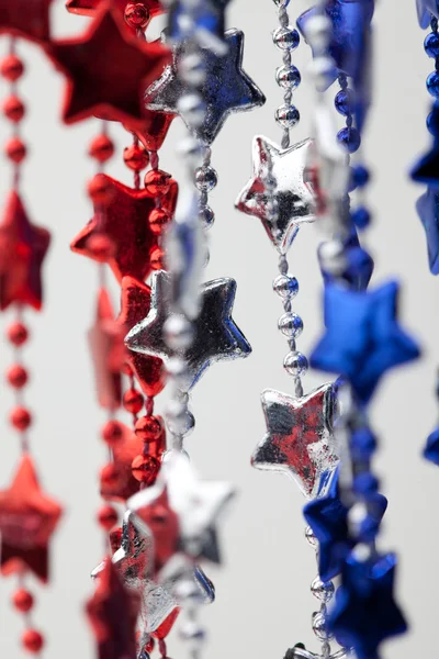 Red White and Blue Necklace — Stock Photo, Image