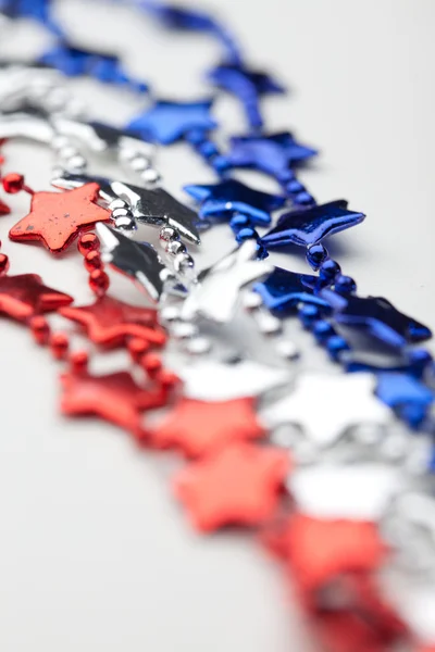 Red White and Blue Necklace — Stock Photo, Image