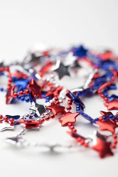 Red White and Blue Necklace — Stock Photo, Image