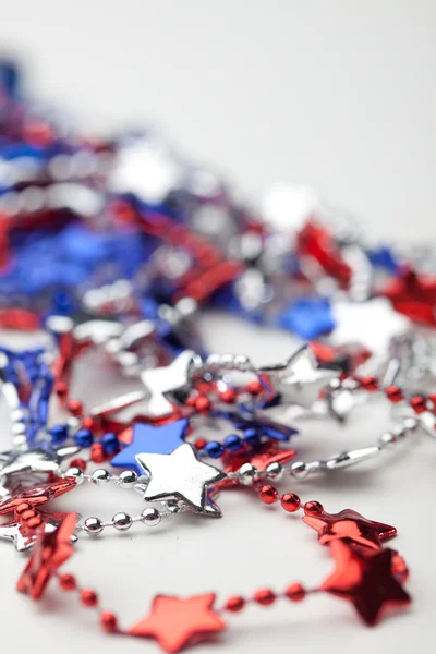 Red White and Blue Necklace — Stock Photo, Image