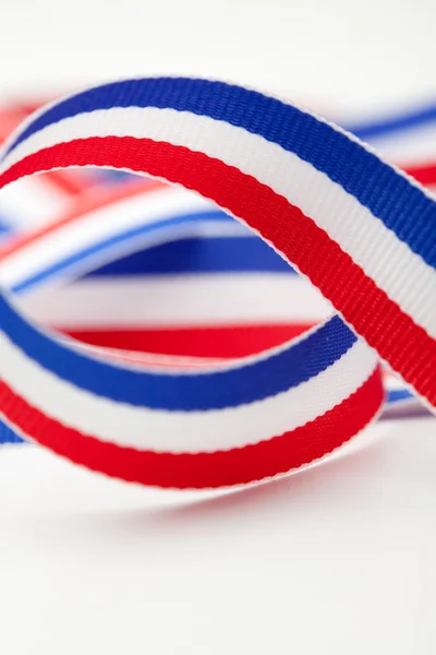 Red White and Blue Ribbon — Stock Photo, Image
