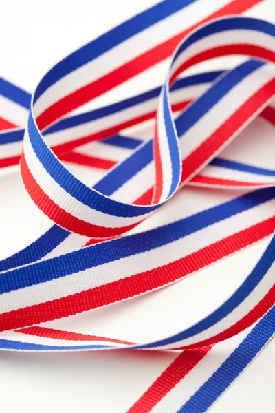 Red White and Blue Ribbon — Stock Photo, Image