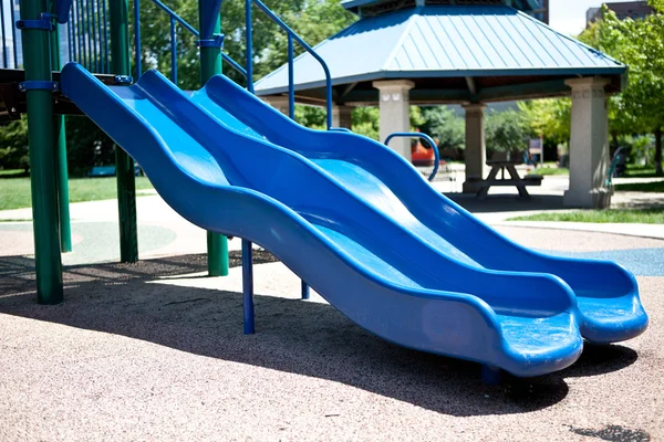 Playground Slides — Stock Photo, Image