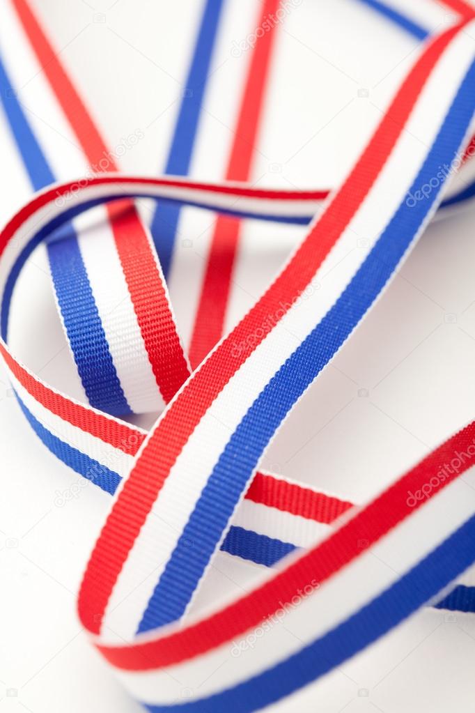 Red White and Blue Ribbon Stock Photo by 48543919
