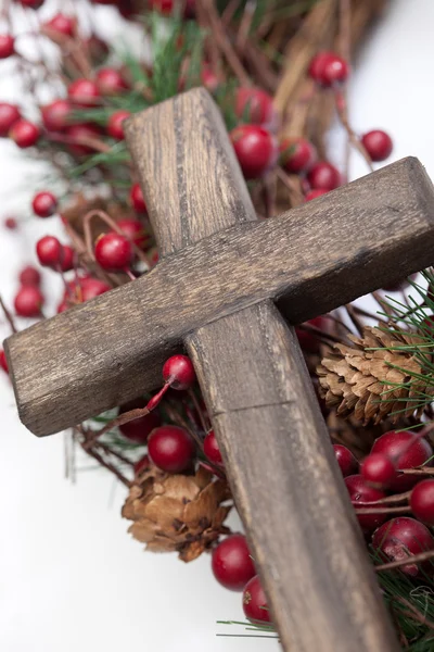 Holzkreuz — Stockfoto