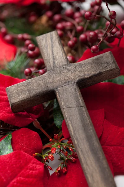 Holzkreuz — Stockfoto