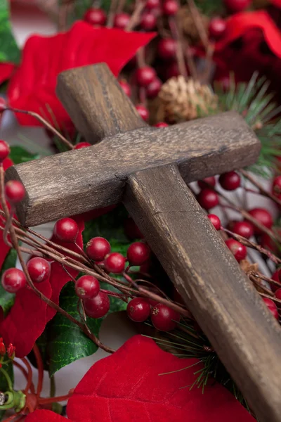 Holzkreuz — Stockfoto