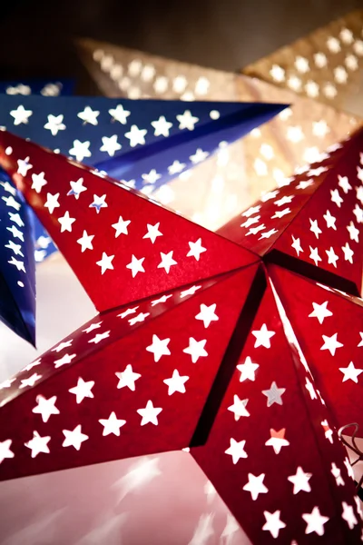 Paper Star Lanterns — Stock Photo, Image