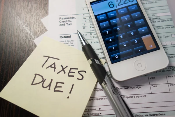 Tax Due Date — Stock Photo, Image