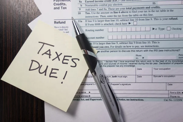 Tax Due Date — Stock Photo, Image