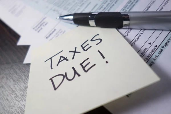 Tax Due Date — Stock Photo, Image