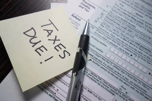 Tax Due Date — Stock Photo, Image