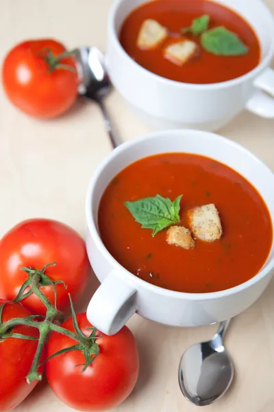 Tomatsoppa — Stockfoto