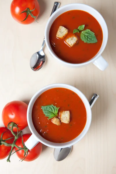 Tomatsoppa — Stockfoto