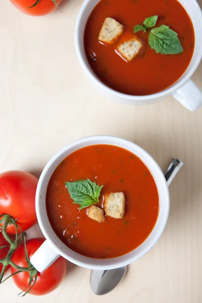 Tomatsoppa — Stockfoto