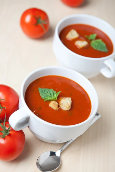 Tomatsoppa — Stockfoto