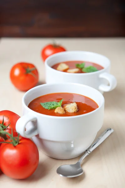 Tomatsoppa — Stockfoto