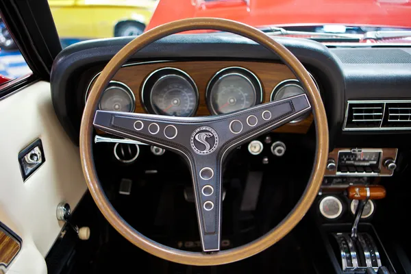 Vintage auto-interieur — Stockfoto