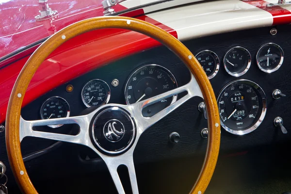 Vintage auto-interieur — Stockfoto