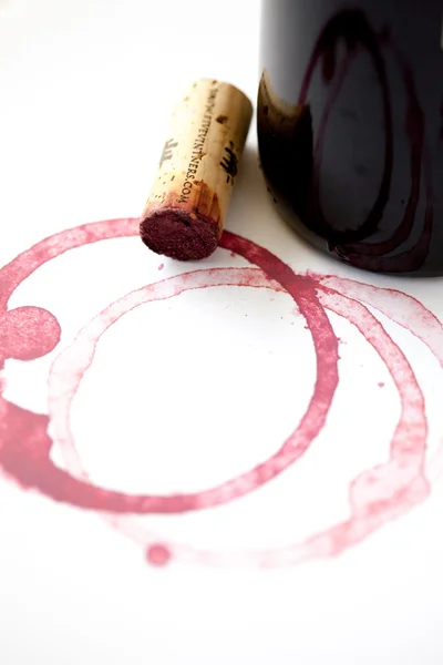 Mancha de vinho — Fotografia de Stock