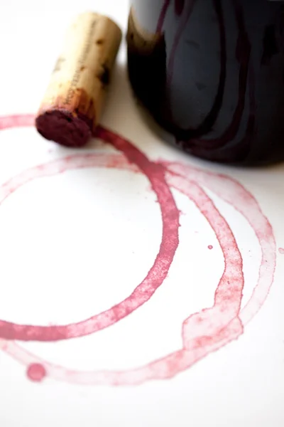 Пятно от вина — стоковое фото