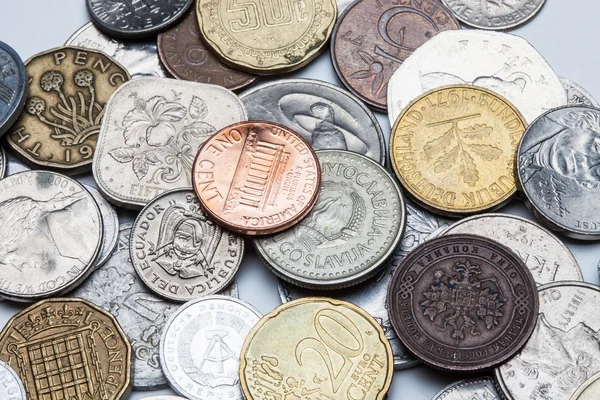 World Coins — Stock Photo, Image