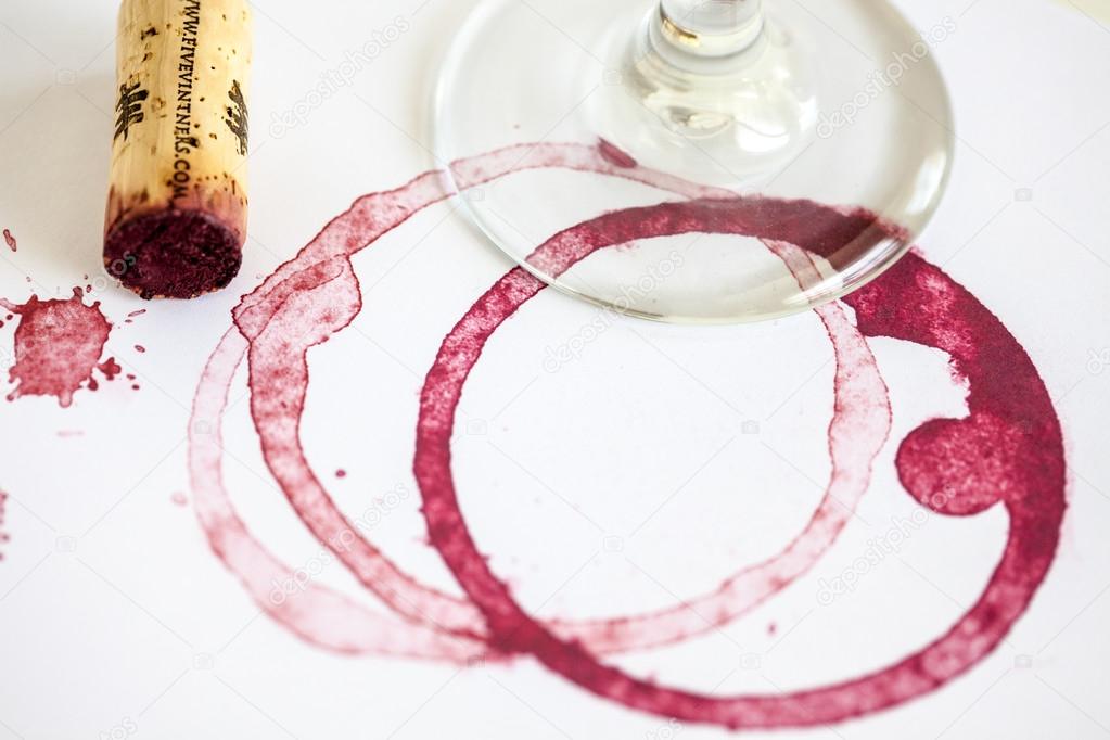 Wine Stain — Stock Photo © 48629087