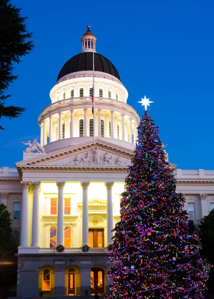 Capitol karácsonyfa — Stock Fotó