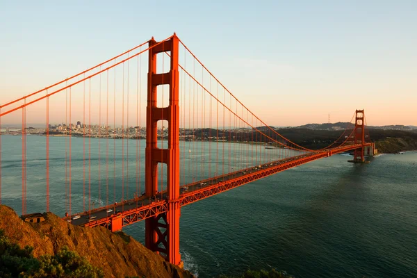 Ponte cancello dorato — Foto Stock