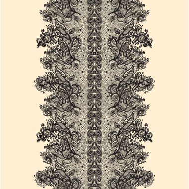 soyut sorunsuz dantel modeli çiçekli